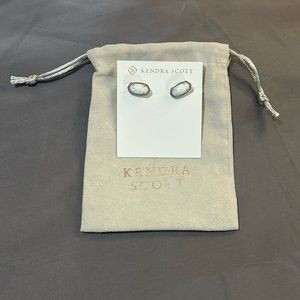 Kendra Scott Ellie White Opal Earrings